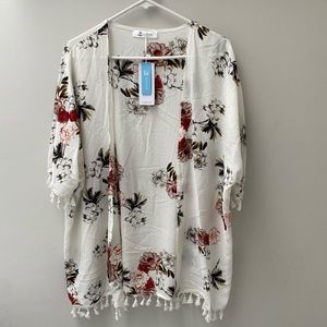 Cupshe Floral Beach Coverup